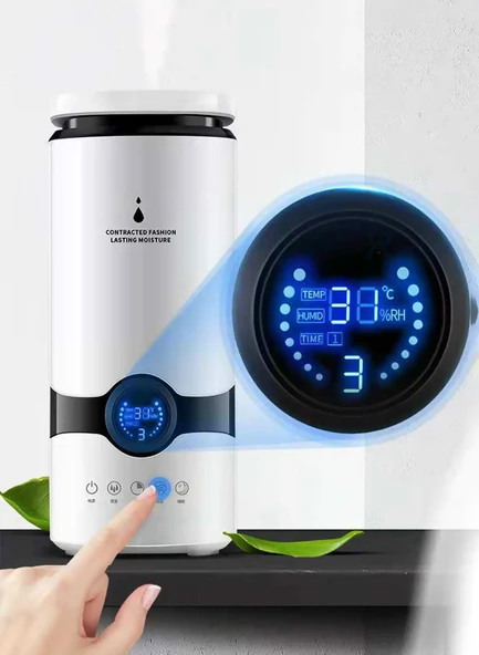 2024 Yeni Nemlendirici - Dijital Ekran LCD Dokunmatik 4L - 10