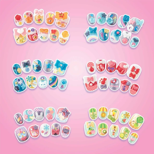 35027 AquaBeads Tasarla ve Sergile Tırnak Atölyesi +4 yaş - 5