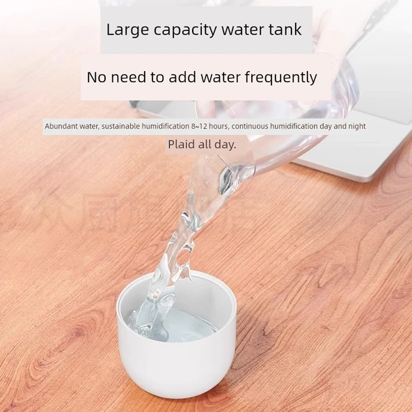 USB Hava Nemlendirici 250ml - Genç Yetişkin Pudra - Resim 5