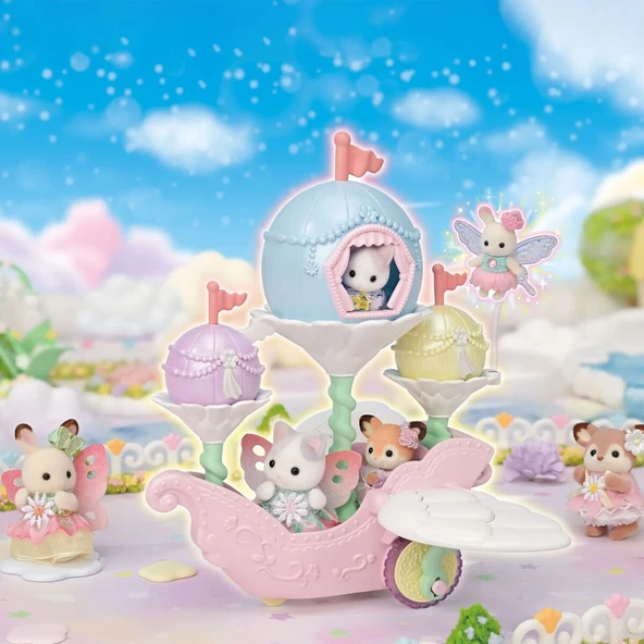 5827 Sylvanian Families Çiçekli Masal Gökyüzü Gemisi +4 yaş - 4