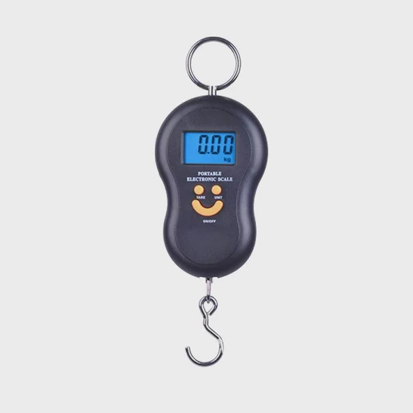 Taşınabilir 50kg Elektronik Terazi - Mavi - 6