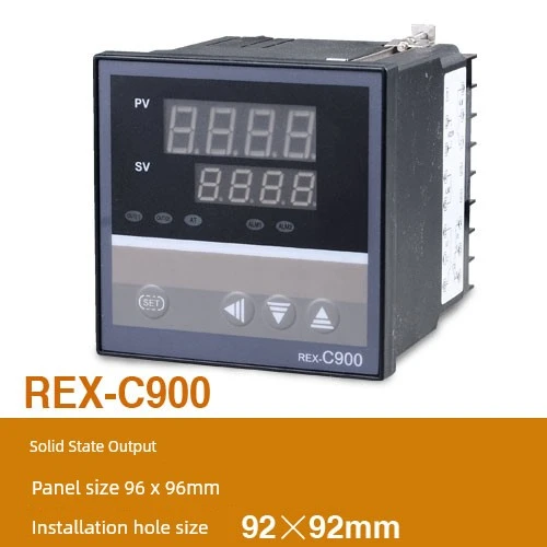 Dijital Ekranlı Akıllı Sıcaklık Kontrol Cihazı - REX-C900 Katı Hal Çıkışı