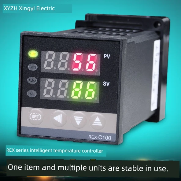Dijital Ekranlı Akıllı Sıcaklık Kontrol Cihazı - REX-C100 Röle Çıkışı - 2