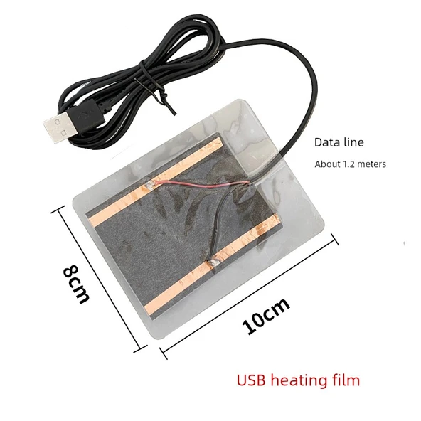 USB Isıtıcı Yastık - 5V - 3W - 1.2m Veri Kablosu ile