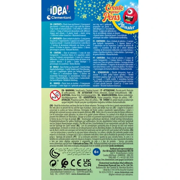 18828 Idea Clemetoni - Mini Kalem Laboratuvarı - Canavarlar - 3