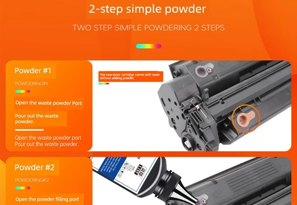 Uyumlu Toner Kartuşu - 5000 Sayfa Yüksek Versiyon +1 Toner - 8
