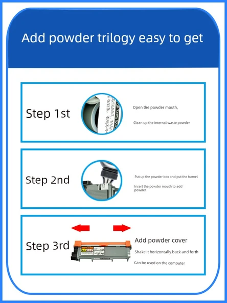 Uyumlu Toner Kartuşu - TN2325 - Kartuş + Kartuş (Standart Versiyon Seti) - 3