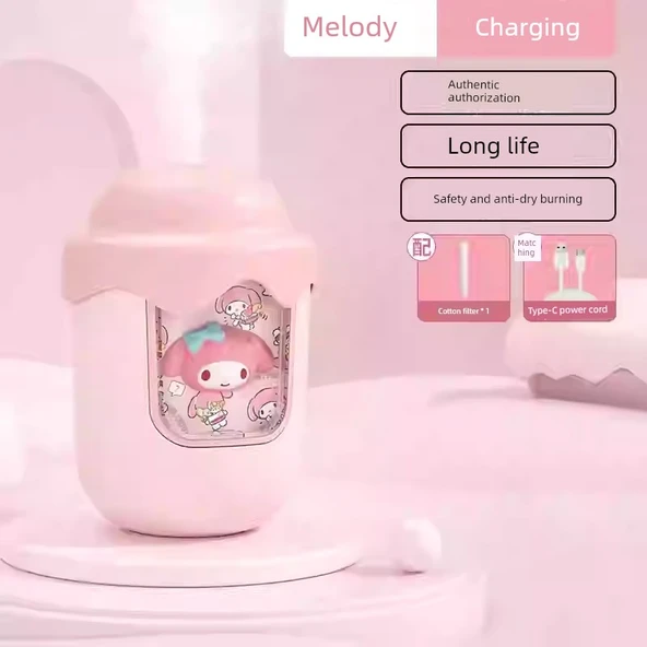 Hello Kitty Sanrio Nemlendirici - Şarjlı Melodi - 1 Pamuk Çekirdekli