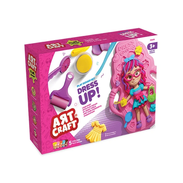 03943 Bebek Giydirme Hamur Seti 280 gr -Dede - 3