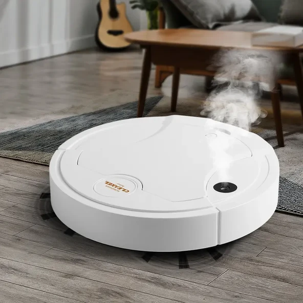 Akıllı Süpürme Robotu Vakum Mop K250A Beyaz 5'ü 1 Arada Spreyli - 2