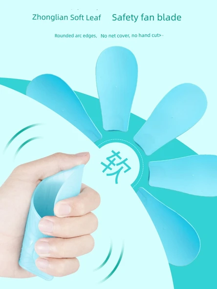 Klip Fan - 38cm Yumuşak Yaprak + Uzaktan Kumanda + 3m Zamanlama Kablosu - 4