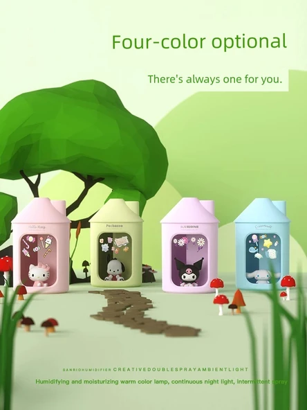 Hello Kitty Sanrio Nemlendirici - Şarjlı Kulomi - 1 Pamuk Çekirdekli - 6