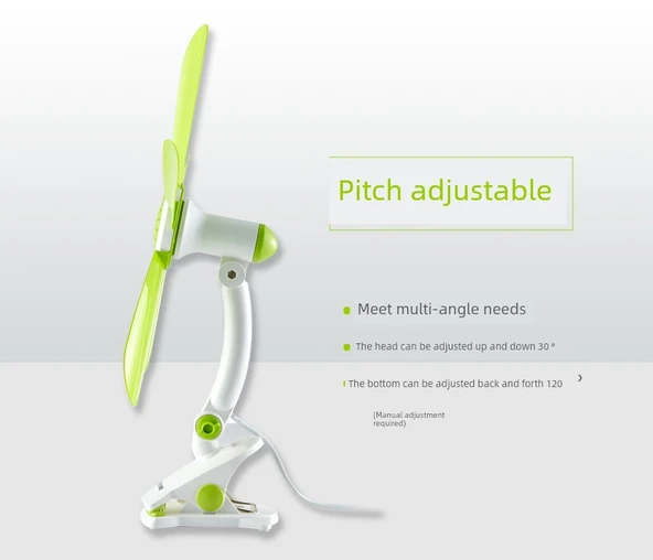 Klip Fan - 42cm - Yeni Geliştirilmiş + Uzaktan Kumanda Zamanlayıcı 3 Metre - 12