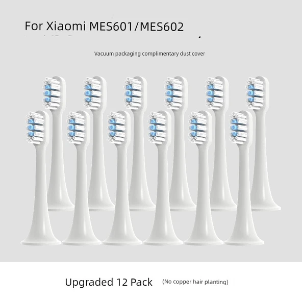 Elektrikli Diş Fırçası Başlığı - 12 Yükseltilmiş Model (Xiaomi T300/T500 ile)