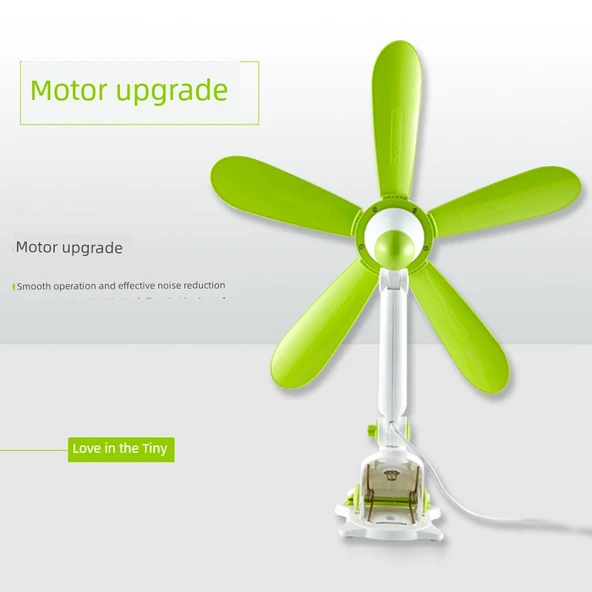 Klip Fan - 42cm - Yeni Geliştirilmiş + Uzaktan Kumanda Zamanlayıcı 3 Metre - 4