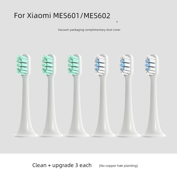 Elektrikli Diş Fırçası Başlığı - 3 Temiz + Yükseltilmiş Model (Xiaomi T300/T500 ile)