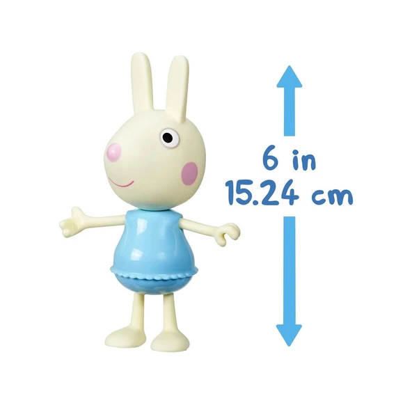 F8859 Peppa Pig ve Ailesi Kıyafetli Figür Seti +3 yaş - 4