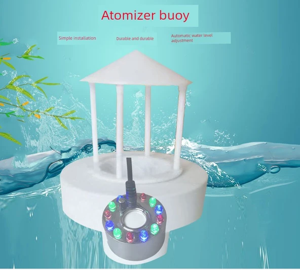 Ultrasonik Manzara Atomizatörü Yüzen Şamandıra - Altı On Başlı - 7