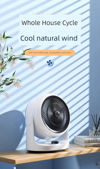 2025 Yeni Elektrikli Fan Hava Sirkülatörü - Enerji Tasarruflu Sallanan 15m Rüzgar - 7