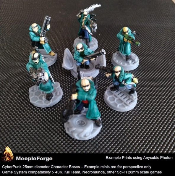 Necromunda 40K Bilim Kurgu Taban 25Mm Plastik Aparat - 3