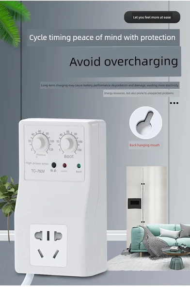 Yüksek Güçlü Çok Fonksiyonlu Termostat Sıcaklık Kontrol Cihazı - 2500W - 11