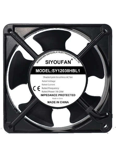 172x150x51mm Çift Rulmanlı 110V Soğutma Fanı - 6