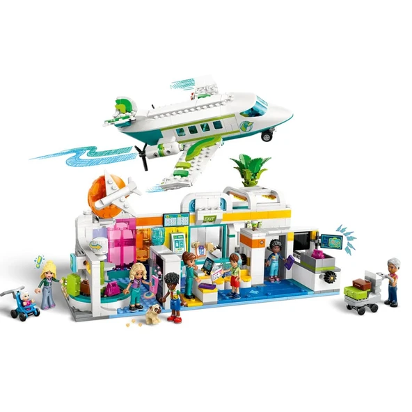 42656 Lego Friends Heartlake City Havaalanı 958 parça +8 yaş - 3