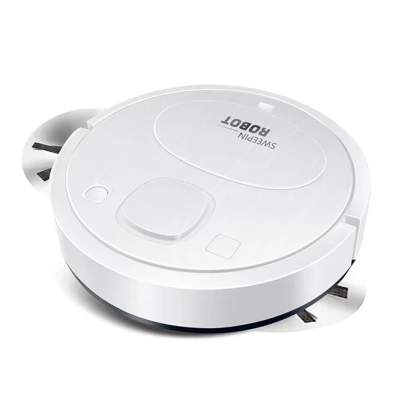 Akıllı Süpürme Robotu 8028 Beyaz - Normal Pil - 6