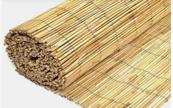 karahisar doğal kamış hasır çit 1 x5 m doğal bahçe çiti      gölgelik