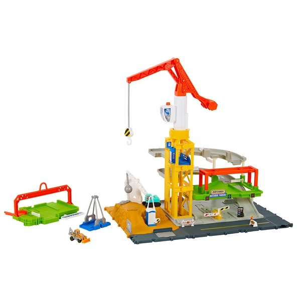 HPD63 Matchbox Aksiyon Sürücüleri Muhteşem İnşaat Alanı Oyun Seti - 2