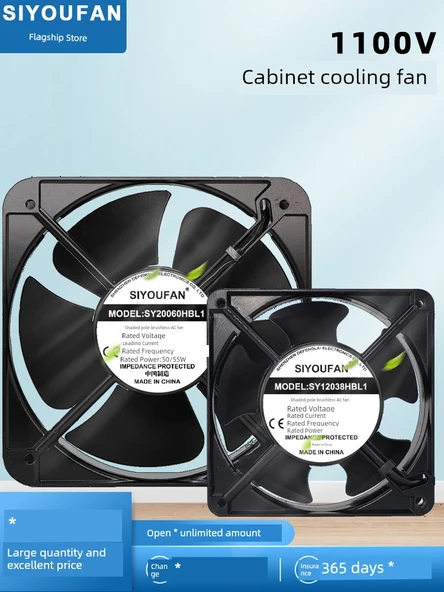 150x150x50mm Çift Rulmanlı 110V Soğutma Fanı - 2