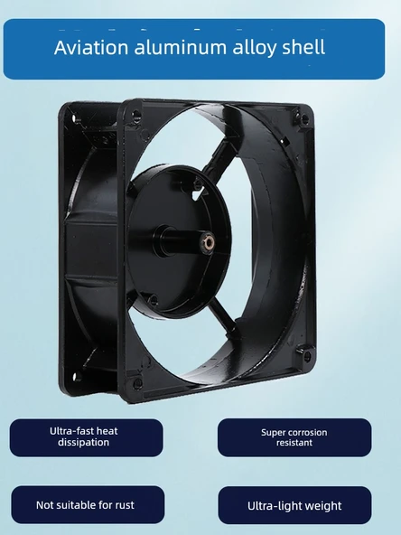 92x92x25mm Çift Rulmanlı 110V Soğutma Fanı - 5