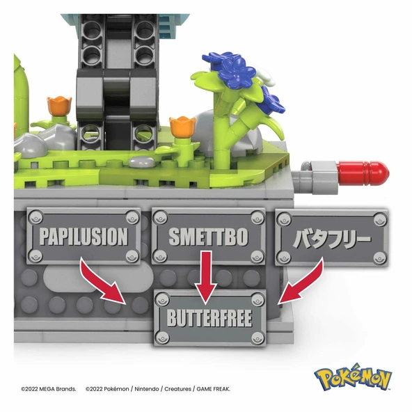 HKT22 MEGA™ Pokémon™ Motion Butterfree 582 parça +12 yaş - 4