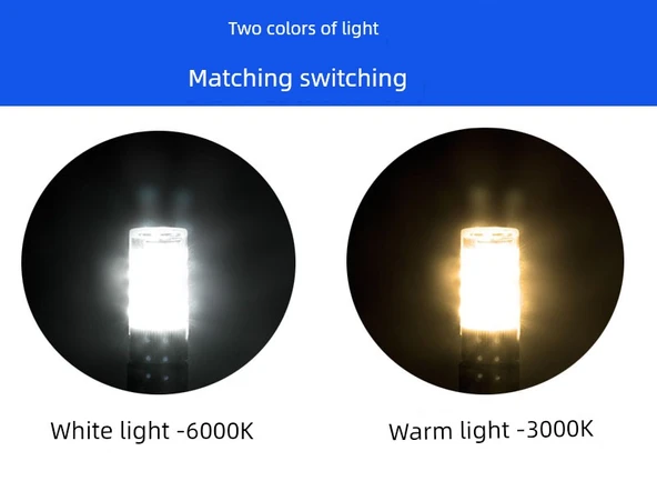 E14 Küçük Vida 7W Sıcak Sarı LED Ampul - 9