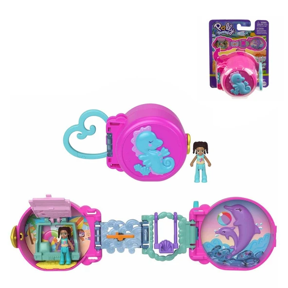 HRD73 Polly Pocket Sevimli Hayvancık Temalı Mini Oyun Setleri - 2