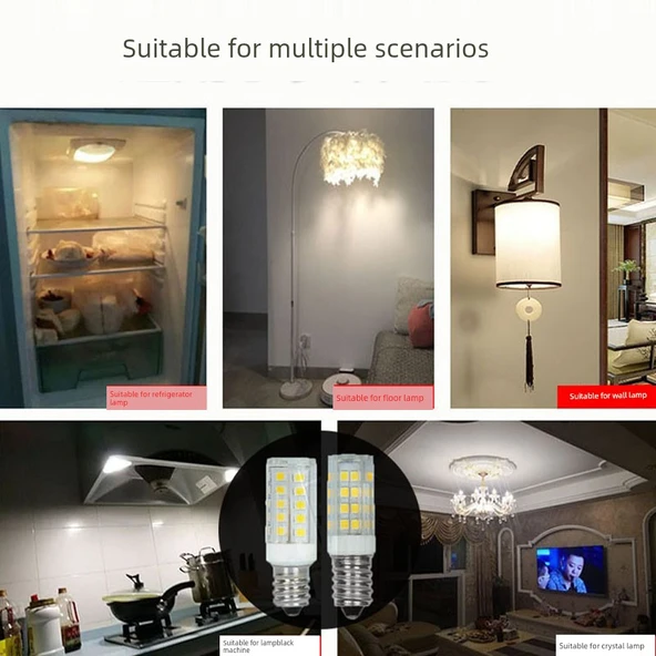 E14 Küçük Vida 9W Üç Renk Dim LED Ampul - 4