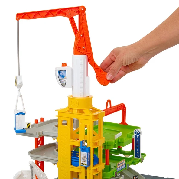 HPD63 Matchbox Aksiyon Sürücüleri Muhteşem İnşaat Alanı Oyun Seti - 5