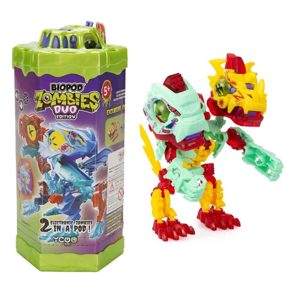 SIL 88694 Sesli ve Işıklı Biopod Zombies Inmotion İkili Dinozor Robot - 2
