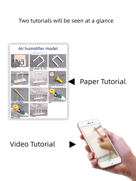 DIY Bilim Deneyi Hava Nemlendirici Kiti - Nemlendirici Modeli Malzeme Paketi - 12