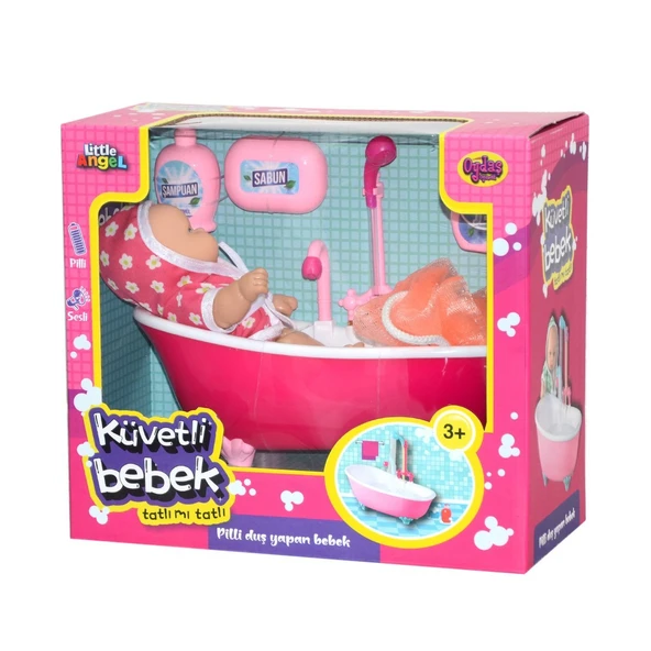 02605 Oydaş,  Pilli Küvette Duş Yapan Bebek - 2