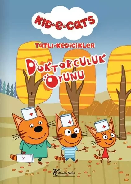 Tatlı Kedicikler Hikaye Kitabı Doktorculuk Oyunu 20x28 6 YP