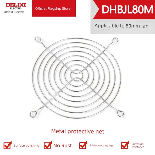 Metal Koruma Ağı - 80mm Fan İçin