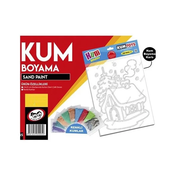 KM5027 Kumtoys Kum Boyama ürün görseli