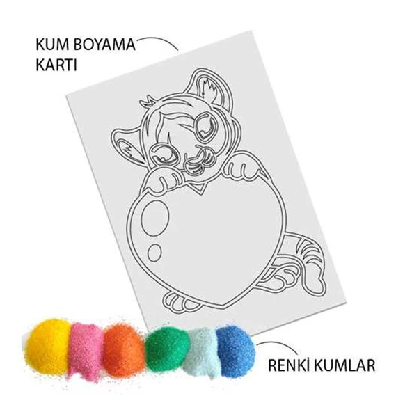 KM5027 Kumtoys Kum Boyama - Resim 5