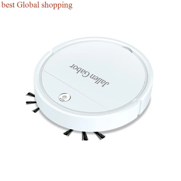 Otomatik Kablosuz Akıllı Robot Süpürge Nemlendirici - A3 Siyah - Resim 6