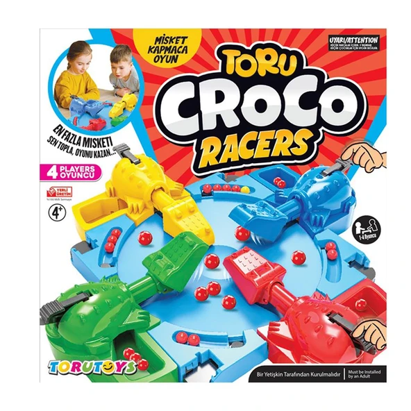 Toru Croco Misket Kapmaca Eğlenceli Aile Kutu Oyunu - 4