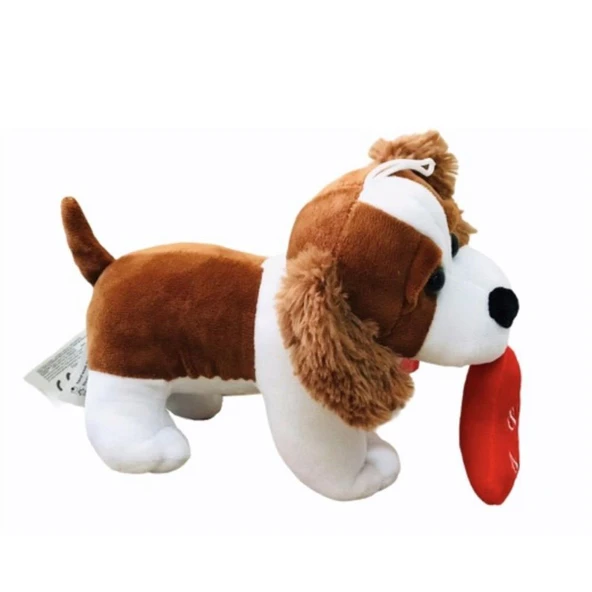 62876 Peluş 20 cm Kalpli Köpek - 2