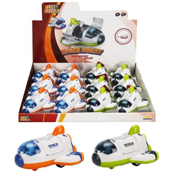 Maxx Wheels Astronotlu Sürtmeli Uzay Mekiği ürün görseli 1