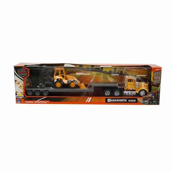 1:43 Long Haul Kenworth Taşıyıcı Tır ve Dozer - Resim 2