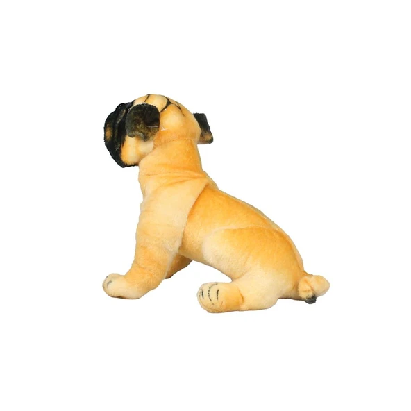 Havlayan Pug Köpek Peluş Oyuncak 25 cm - 4